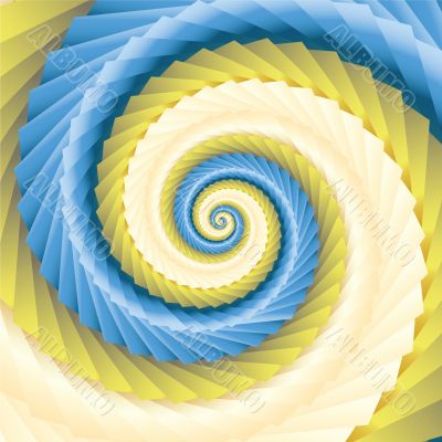 color abstract spirals