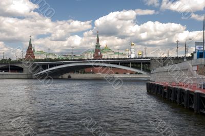 Russia Moscow Kremlin close up