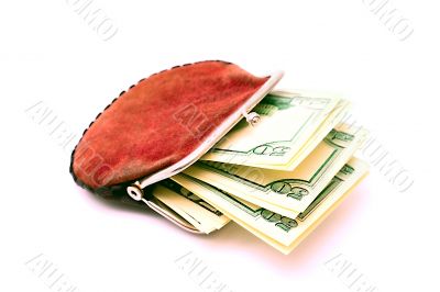 Purse full of dollars