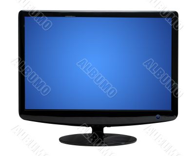Flat TV isolated