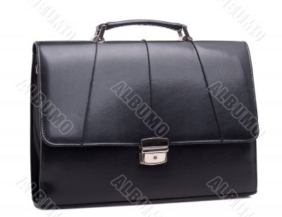 Business suitcase isolated