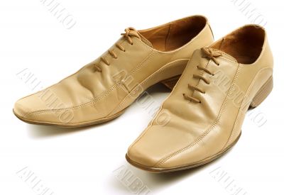 Mans beige shoes