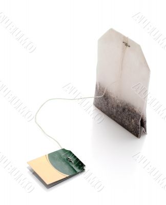 Bag of tea isolated