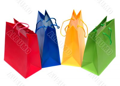 Shopping bags isolated