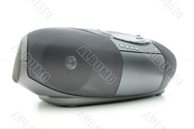 Portable CD MP3 player isolated