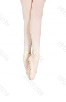 Young caucasian ballerina