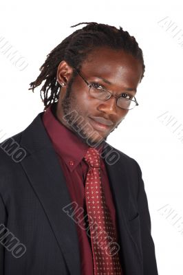 Handsome African businessman