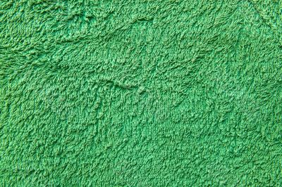 Green towel background