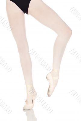 Young caucasian ballerina