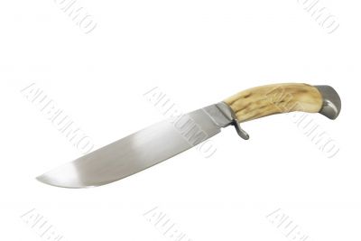 Handmade knife (with clipping path)