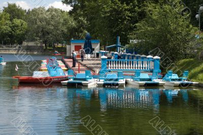 boating station in park
