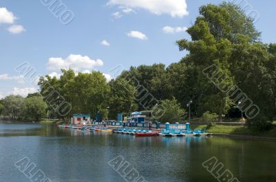 boating station in the park