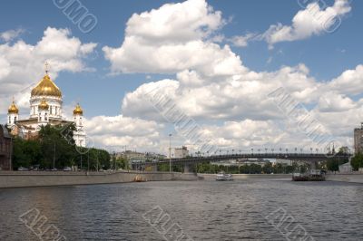 View on christ the savior cathedral