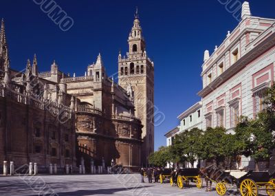 Giralda Cathedral,  Seville,  Spain