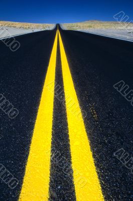 double yellow lines
