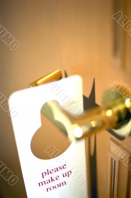 Please Make Up Room Sign