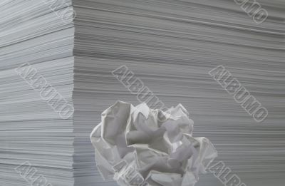 Sheets of paper