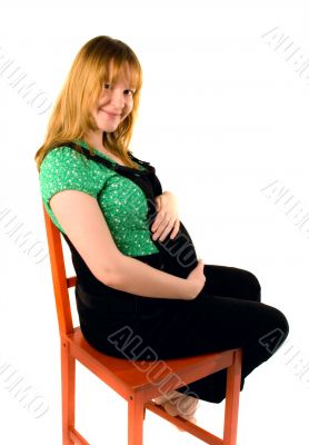 beautiful pregnant woman