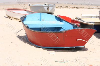Old boat on the beach