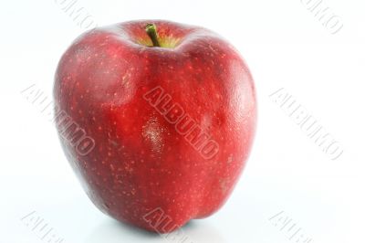 Red apple. Isolated on white