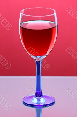 glass of red wine