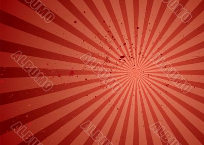 radiate red grunge