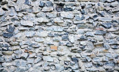 Ancient grunge rough stone wall