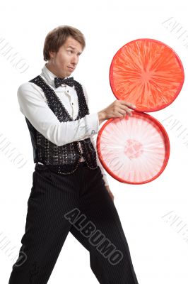 Juggler with his properties