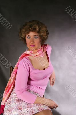 pink jacket