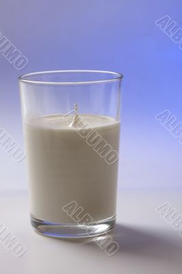 glass with milk