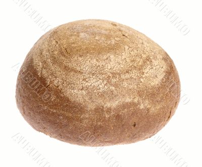 Peasant Bread on white background