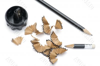pencil with sharpener macro