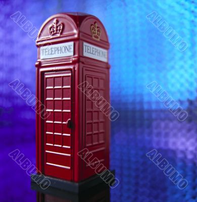 Toy English Phone Booth