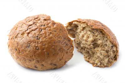 bun with cereals