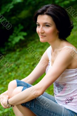 woman in the park