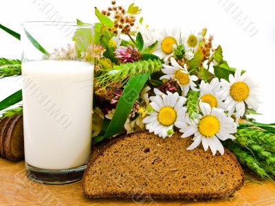 bread milk and camomile