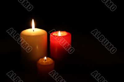 Three Candles In Darkness