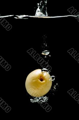 Apricot in water