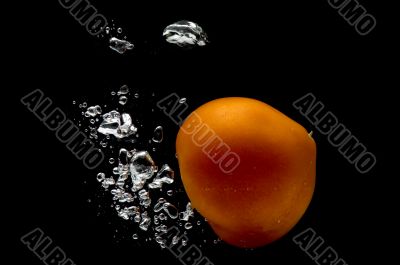 Tomato in water