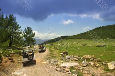 Turkey`s jeep safari