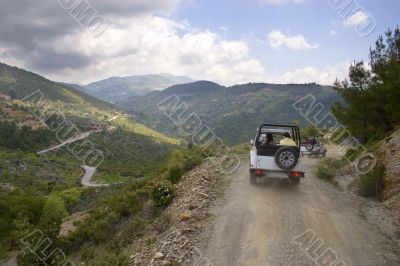 Turkey`s jeep safari