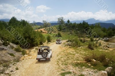 Turkey`s jeep safari