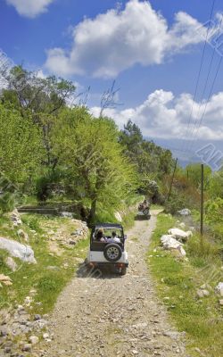 Turkey`s jeep safari