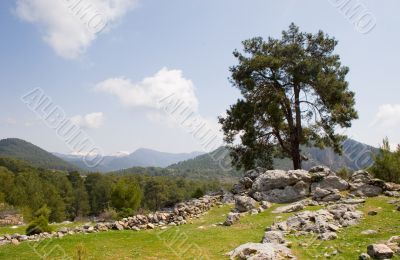 Mountains landscape