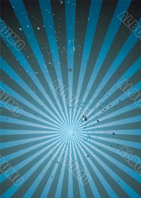 radiate blue grunge light