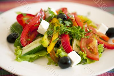 Greek Salad / background