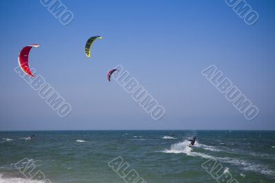 kitesurfers