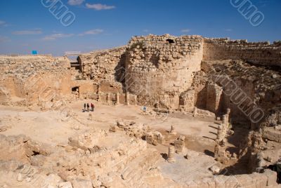 Herodion ruins in Israel