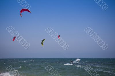 kitesurfers