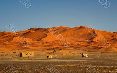 edge of the Sahara Desert